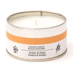 Discount Muji Bougie Métal ‐ Ambre et sauge