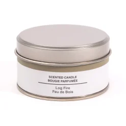 Muji Bougie Métal  ‐ Feu de bois