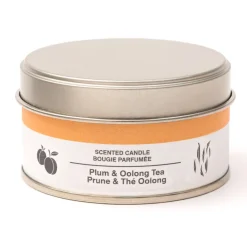 Outlet Muji Bougie Métal ‐ Prune et thé Oolong