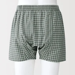 Outlet Muji Boxer à ouverture frontale en mélange de Lyocell pour homme