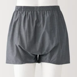 Outlet Muji Boxer à ouverture frontale en mélange de Lyocell pour homme