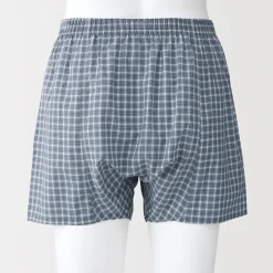 Outlet Muji Boxer à ouverture frontale en mélange de Lyocell pour homme