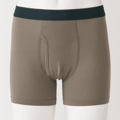 Best Muji Boxer avec ouverture frontale en lyocell pour homme.