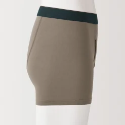 Best Muji Boxer avec ouverture frontale en lyocell pour homme.