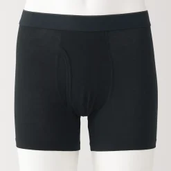 Best Muji Boxer avec ouverture frontale en lyocell pour homme.