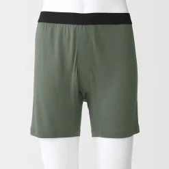 Muji Boxer tricoté lisse en lyocell pour homme