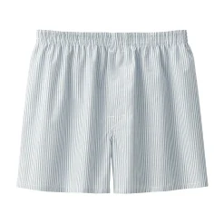 Muji Boxers à ouverture frontale en pur coton pour homme