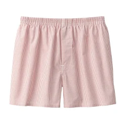 Muji Boxers à ouverture frontale en pur coton pour homme