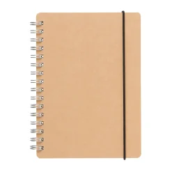 Hot Muji Cahier à double spirale en papier de haute qualité pointillé A6