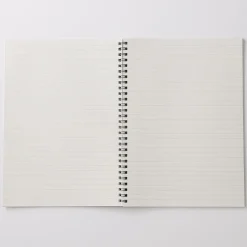 Clearance Muji Cahier double spirale papier ligné B5