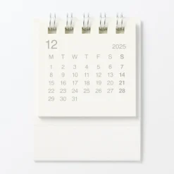Best Muji Calendrier de bureau 2026 en papier bagasse - Format mini