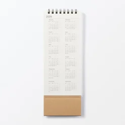Discount Muji Calendrier de bureau hebdomadaire vertical 2026