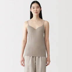 Muji Caraco à soutien intégré en mélange de lyocell pour femme
