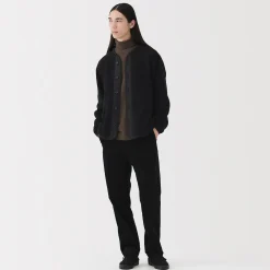 Sale Muji Cardigan en polaire de polyester recyclé pour homme