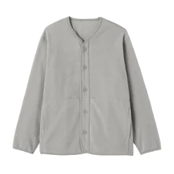 Sale Muji Cardigan en polaire de polyester recyclé pour homme