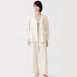 Discount Muji Cardigan long en maille ample pour femme