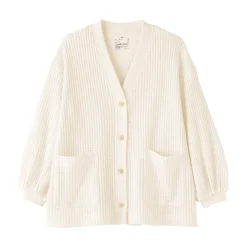 Discount Muji Cardigan long en maille ample pour femme