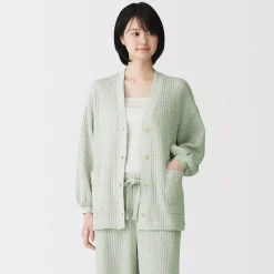 Discount Muji Cardigan long en maille ample pour femme