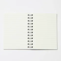 Hot Muji Carnet à double spirale en papier d``arbres de plantation A7