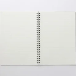 Outlet Muji Carnet à double spirale en papier d`arbres de plantation A5