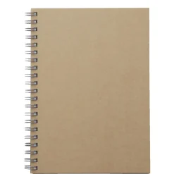 Hot Muji Carnet double spirale en papier recyclé format B6