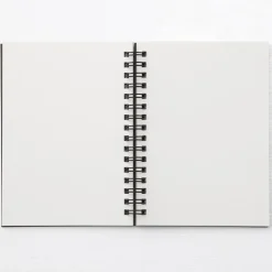 Muji Carnet double spirale en papier recyclé A6