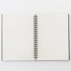 Discount Muji Carnet double spirale en papier de grande qualité avec attache élastique