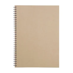 Outlet Muji Carnet double spirale en papier recyclé B5