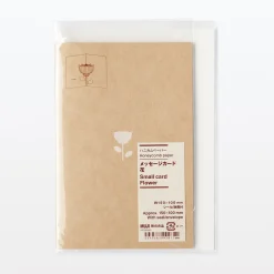 Hot Muji Carte pop‐up en papier alvéolé ‐ Fleur