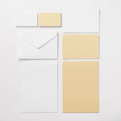 Online Muji Cartes postales en bambou Blanc