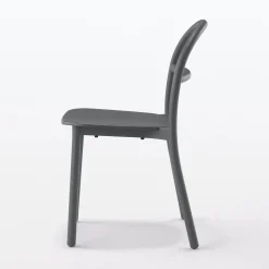 New Muji Chaise en aluminium - Gris foncé