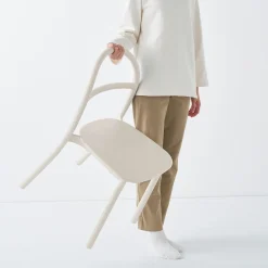 Clearance Muji Chaise en aluminium - Gris clair