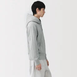 Clearance Muji Chandail à capuchon en coton traditionnellement tricoté pour homme