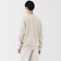 Sale Muji Chandail en coton traditionnellement tricoté pour homme