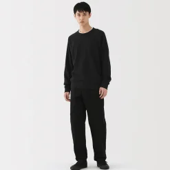 Sale Muji Chandail en coton traditionnellement tricoté pour homme