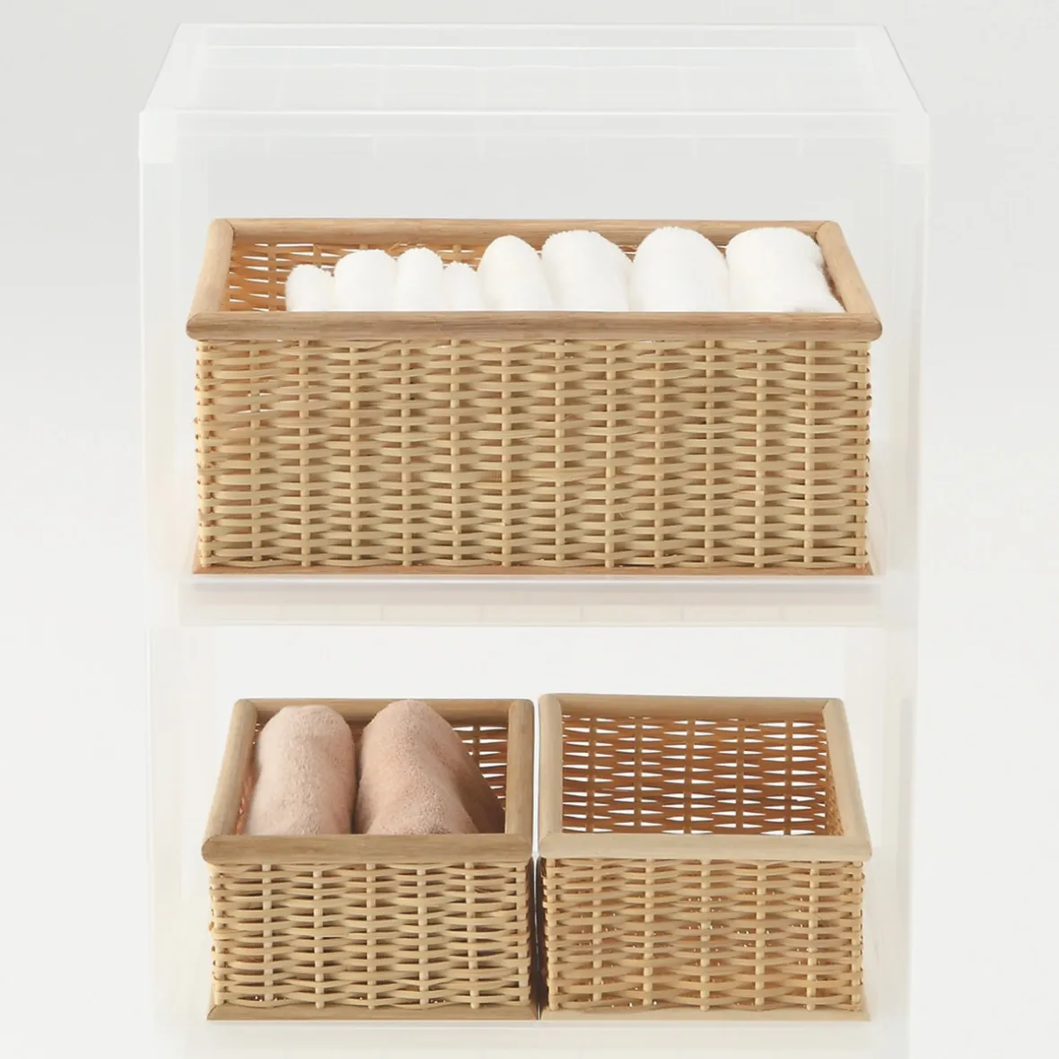 Hot Muji Chariot PP 3 étages L29X P41.5X H83cm