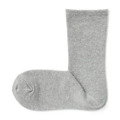 Clearance Muji Chaussettes à angle droit stretch à revers confort 36‐39