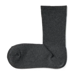 Clearance Muji Chaussettes à angle droit stretch à revers confort 36‐39