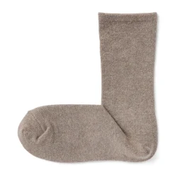 Clearance Muji Chaussettes à angle droit stretch à revers confort 36‐39