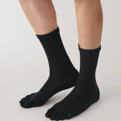 Sale Muji Chaussettes 5 orteils à angle droit pour homme