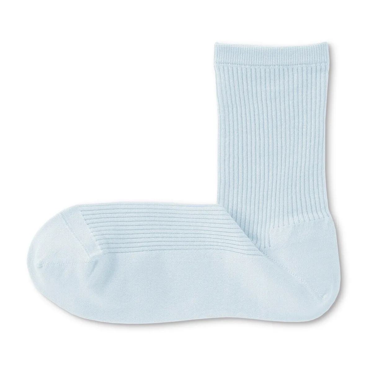 Sale Muji Chaussettes avec bord confortable et rayures pour femme