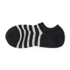 Discount Muji Chaussettes basses à angle droit pour homme ‐ Rayé.