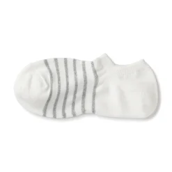 New Muji Chaussettes basses à angle droit pour homme ‐ Rayé