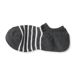 New Muji Chaussettes basses à angle droit pour homme ‐ Rayé