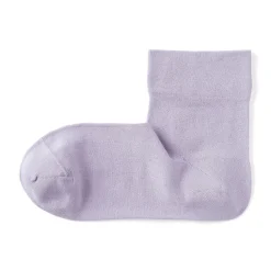 Outlet Muji Chaussettes cheville en modal mélangé à angle droit avec bord confortable pour femme