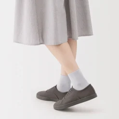 Outlet Muji Chaussettes cheville en modal mélangé à angle droit avec bord confortable pour femme