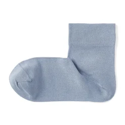 Outlet Muji Chaussettes cheville en modal mélangé à angle droit avec bord confortable pour femme