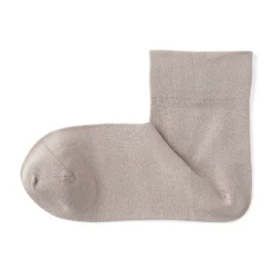 Outlet Muji Chaussettes cheville en modal mélangé à angle droit avec bord confortable pour femme