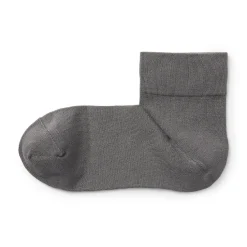 Outlet Muji Chaussettes cheville en modal mélangé à angle droit avec bord confortable pour femme