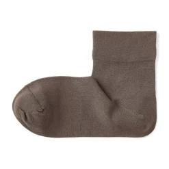 Outlet Muji Chaussettes cheville en modal mélangé à angle droit avec bord confortable pour femme